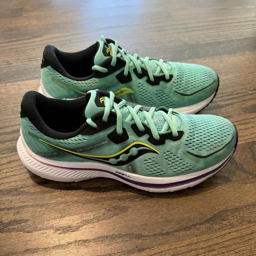 Saucony Women's Cool Mint/Acid Omni 20 Training ~ Running Shoes Size 10